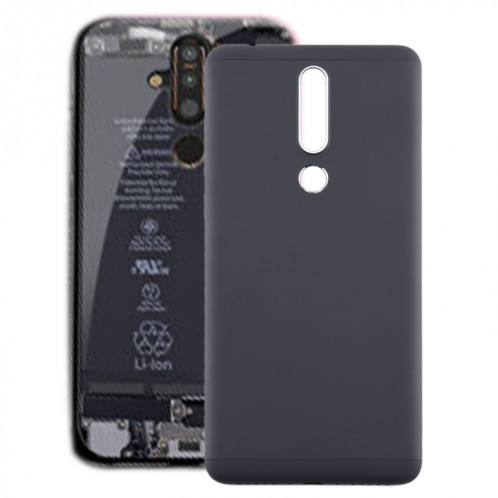 Cache arrière de batterie avec touches latérales pour Nokia 3.1 Plus (blanc) SH58BL522-06