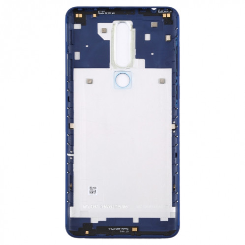 Cache arrière de batterie avec touches latérales pour Nokia 3.1 Plus (bleu) SH58LL1129-06