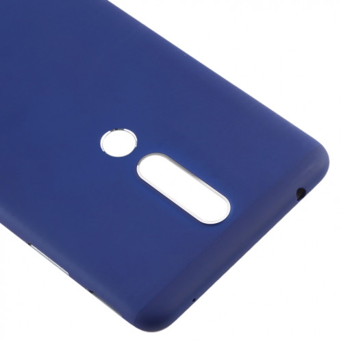 Cache arrière de batterie avec touches latérales pour Nokia 3.1 Plus (bleu) SH58LL1129-06