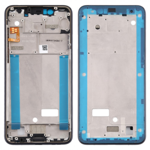 Boîtier avant LCD Frame Bezel Plate pour Nokia 5.1 Plus (X5) TA-1102 TA-1105 TA-1108 TA-1109 TA-1112 TA-1120 TA-1199 (Noir) SH918B671-06