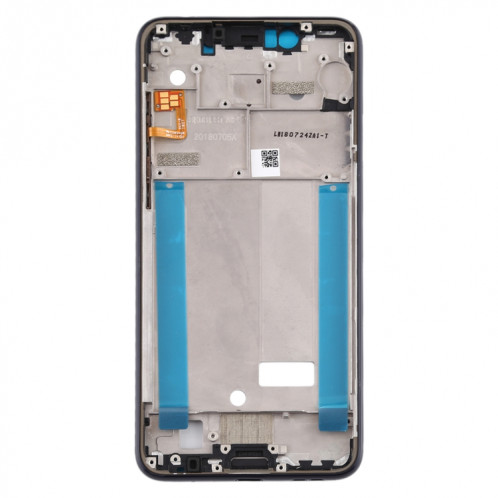 Boîtier avant LCD Frame Bezel Plate pour Nokia 5.1 Plus (X5) TA-1102 TA-1105 TA-1108 TA-1109 TA-1112 TA-1120 TA-1199 (Noir) SH918B671-06