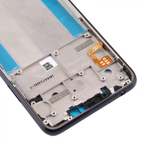 Boîtier avant LCD Frame Bezel Plate pour Nokia 5.1 Plus (X5) TA-1102 TA-1105 TA-1108 TA-1109 TA-1112 TA-1120 TA-1199 (Noir) SH918B671-06
