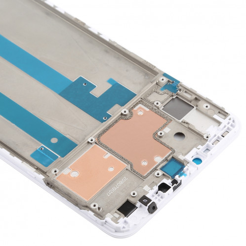 Lunette de cadre central pour Xiaomi Mi Max 3 (blanc) SH926W1913-06