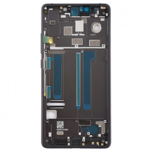 Lunette de cadre central avec touches latérales pour Xiaomi Mi 8 SE (noir) SH932B771-06