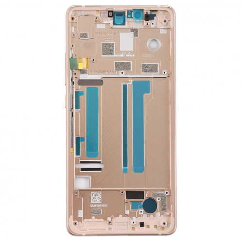 Lunette de cadre central avec touches latérales pour Xiaomi Mi 8 SE (or rose) SH32RG1209-06