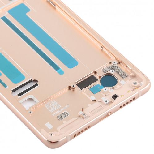Lunette de cadre central avec touches latérales pour Xiaomi Mi 8 SE (or rose) SH32RG1209-06
