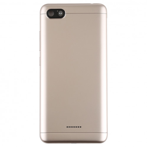 Coque Arrière avec Touches Latérales pour Xiaomi Redmi 6A (Or) SH34JL626-06