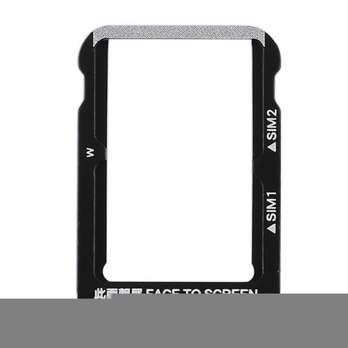 Double support de carte SIM pour Xiaomi Mi 6X (noir) SH939B1732-05