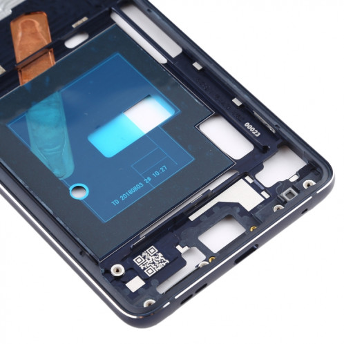 Boîtier avant LCD Frame Bezel Plate pour Nokia 9 PureView (bleu) SH949L137-00