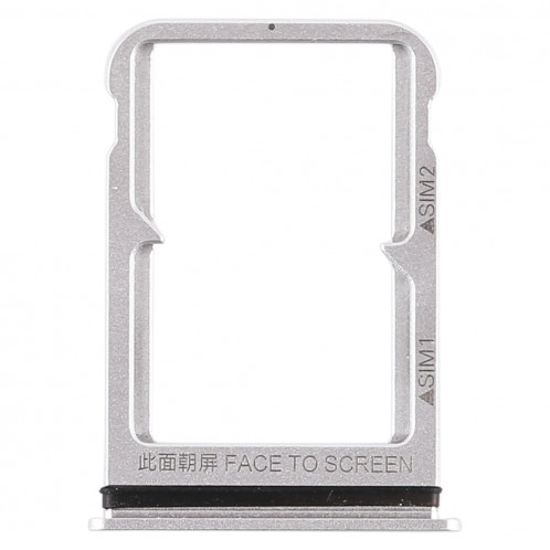 Double support de carte SIM pour Xiaomi Mi 8 (Argent) SH953S698-05