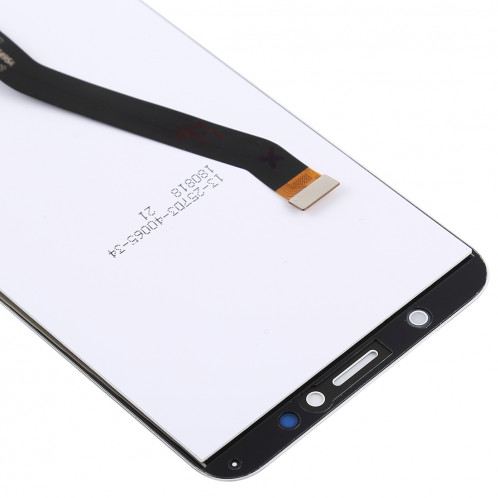 Ecran LCD et système de numérisation complet pour Huawei Enjoy 8e / Y6 (2018) (Blanc) SH56WL1626-06