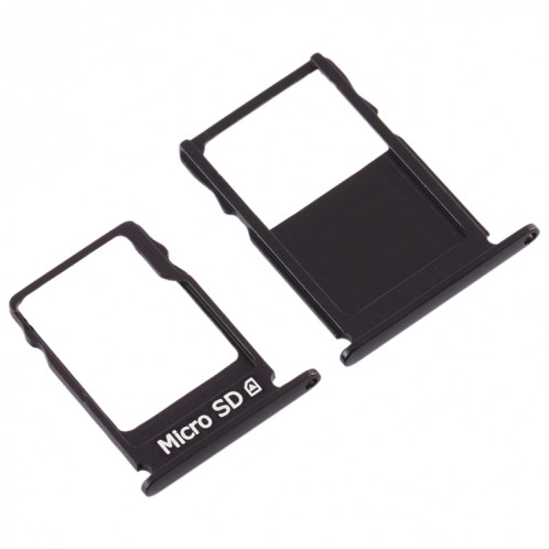 Plateau pour carte SIM + Plateau pour carte Micro SD pour Nokia 3 TA-1020 TA-1028 TA-1032 TA-1038 (Noir) SH960B1489-05