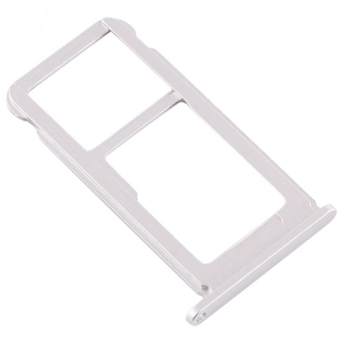 Plateau pour carte SIM + Plateau pour carte SIM / Plateau pour carte Micro SD pour Nokia 7.1 / TA-1100 TA-1096 TA-1095 TA-1085 TA-1097 (Argent) SH961S598-05