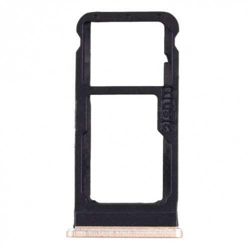 Plateau pour carte SIM + Plateau pour carte SIM / Plateau pour carte Micro SD pour Nokia 6.1 / 6 (2018) / TA-1043 TA-1045 TA-1050 TA-1054 TA-1068 (Or) SH962J839-05