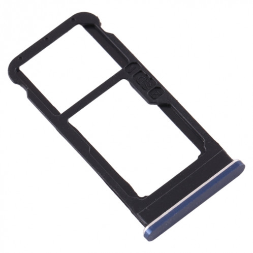 Plateau pour carte SIM + Plateau pour carte SIM / Plateau pour carte Micro SD pour Nokia 6.1 / 6 (2018) / TA-1043 TA-1045 TA-1050 TA-1054 TA-1068 (Bleu) SH962L267-05