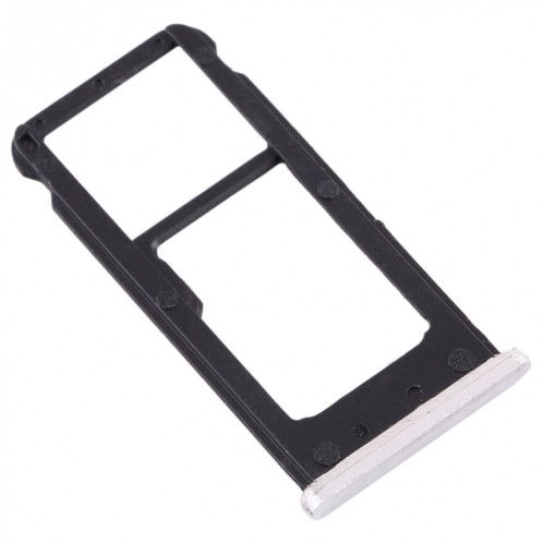 Plateau pour carte SIM + Plateau pour carte SIM / Plateau pour carte Micro SD pour Nokia 6.1 / 6 (2018) / TA-1043 TA-1045 TA-1050 TA-1054 TA-1068 (Blanc) SH962W795-05