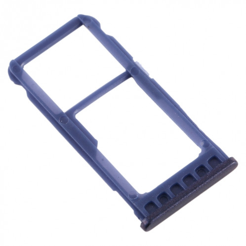 Plateau pour carte SIM + Plateau pour carte SIM / Plateau pour carte Micro SD pour Nokia 5.1 Plus / X5 TA-1102 TA-1105 TA-1108 TA-1109 TA-1112 TA-1120 TA-1199 (Bleu) SH973L1064-05