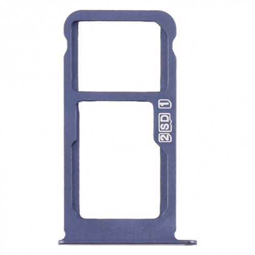 Plateau pour carte SIM + Plateau pour carte SIM / Plateau pour carte Micro SD pour Nokia X6 (2018) / TA-1099 / 6.1 Plus (Bleu) SH975L482-05