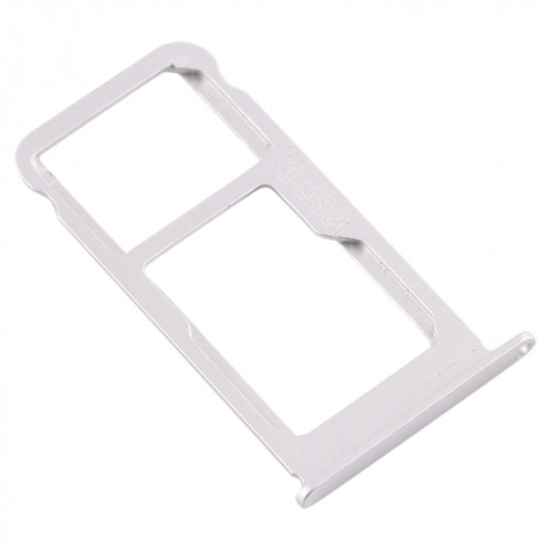 Plateau pour carte SIM + Plateau pour carte SIM / Plateau pour carte Micro SD pour Nokia X6 (2018) / TA-1099 / 6.1 Plus (Blanc) SH975W184-05