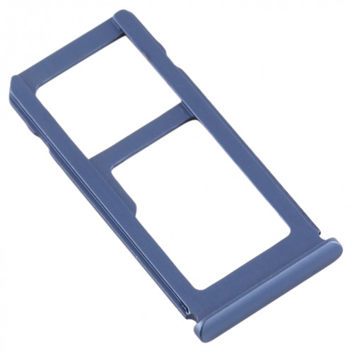 Plateau pour carte SIM + Plateau pour carte SIM / Plateau pour carte Micro SD pour Nokia 8 / N8 TA-1012 TA-1004 TA-1052 (Bleu) SH976L1395-05