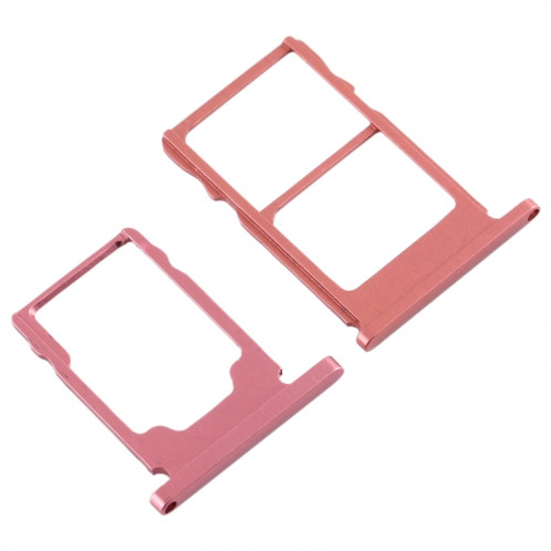 Plateau pour carte SIM + Plateau pour carte SIM + Plateau pour carte Micro SD pour Nokia 5.1 TA-1075 (rouge violacé) SH79ZH770-05