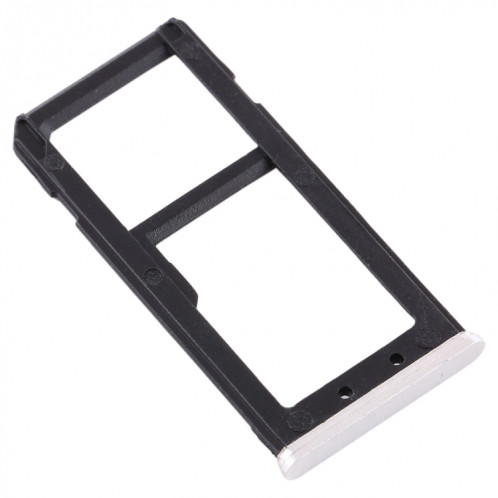 Plateau pour carte SIM + Plateau pour carte SIM / Plateau pour carte Micro SD pour Nokia 6 TA-1000 TA-1003 TA-1021 TA-1025 TA-1033 TA-1039 (Blanc) SH981W1383-05