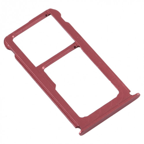 Plateau pour carte SIM + Plateau pour carte SIM / Plateau pour carte Micro SD pour Nokia 7 Plus TA-1062 (rouge violacé) SH82ZH330-05