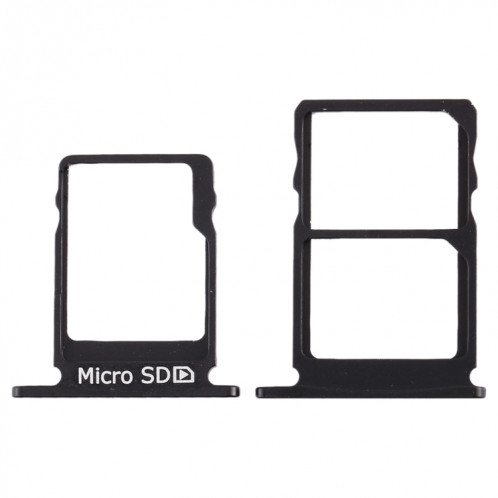 Plateau pour carte SIM + Plateau pour carte SIM + Plateau pour carte Micro SD pour Nokia 5 / N5 TA-1024 TA-1027 TA-1044 TA-1053 (Noir) SH983B1878-05