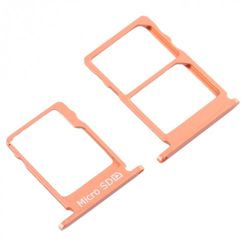 Plateau pour carte SIM + Plateau pour carte SIM + Plateau pour carte Micro SD pour Nokia 5 / N5 TA-1024 TA-1027 TA-1044 TA-1053 (Orange) SH983E1669-05