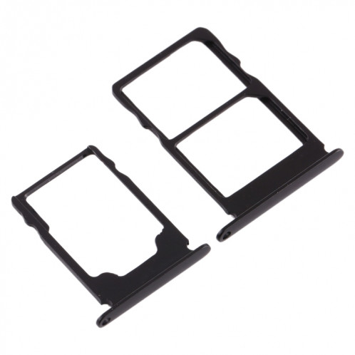 Plateau pour carte SIM + Plateau pour carte SIM + Plateau pour carte Micro SD pour Nokia 3.1 TA-1049 TA-1057 TA-1063 TA-1070 (Noir) SH984B285-05
