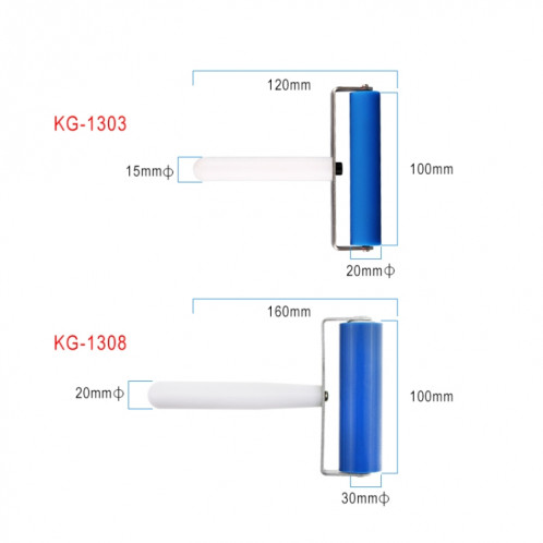 Kaisi 1308 outil de rouleau de Silicone protecteur d'écran de téléphone portable de collage de roue de rouleau LCD OCA outils de polarisation SK49921266-07