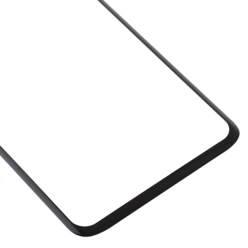 Lentille en verre extérieur de l'écran avant pour LG V40 ThinQ (noir) SH080B1768-06