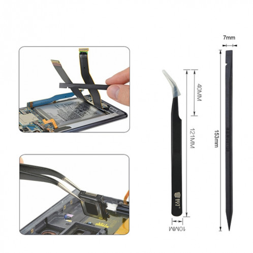 BEST BST-504 Kit d'outils de démontage de téléphone portable 9 en 1 pour smartphone Samsung SB5094107-06