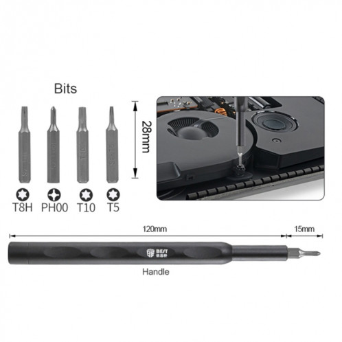 MEILLEUR BST-503 10 en 1 Kit d'outils de précision multifonctionnel et de démontage rapide pratique pour iMac Pro SB50951327-06