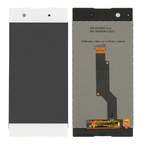 iPartsAcheter pour Sony Xperia XA1 écran LCD + écran tactile Digitizer Assemblée (Blanc) SI11WL1804-08
