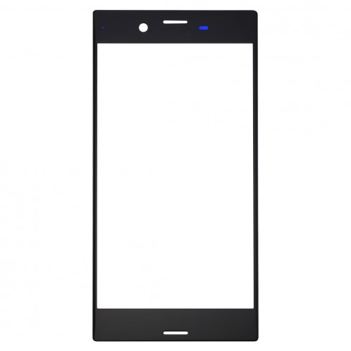 iPartsAcheter pour Sony Xperia XZ Lentille extérieure en verre (Noir) SI33BL1934-06