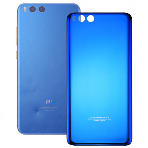 iPartsBuy Xiaomi Mi Note 3 couvercle de la batterie d'origine avec adhésif (bleu) SI42LL928-06