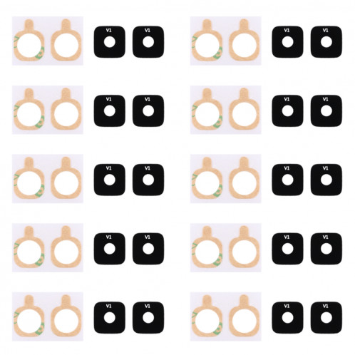 10 PCS Back Camera Lens Cover avec autocollant pour Galaxy Alpha / G850 SH51911082-04