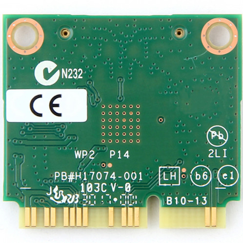 Carte Wifi double bande sans fil pour carte Intel Wi-Fi Bluetooth 4.0 Mini PCI-E 2.4G / 5Ghz Intel 7260HMW 802.11 ac / a / b / g / n SH52181492-06