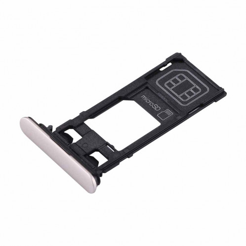 iPartsAcheter pour Sony Xperia XZs (Single SIM Version) Carte SIM et Micro SD (Argent) SI271S502-05