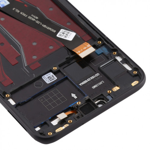 Écran LCD et numériseur complet avec cadre pour Huawei Honor 8X (noir) SH276B358-06