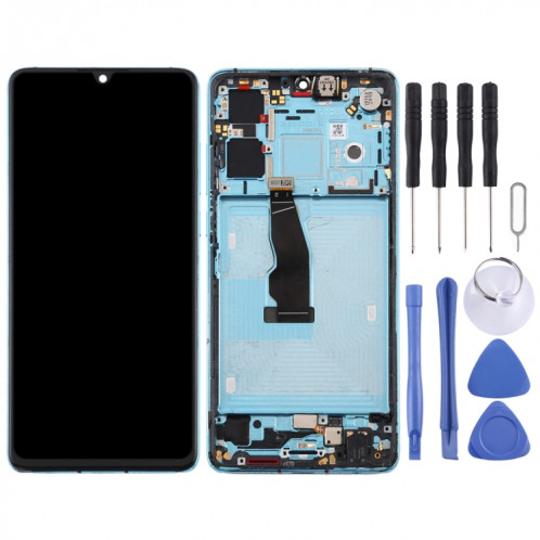 Écran LCD et numériseur complet avec cadre pour Huawei P30 (bleu) SH277L1493-06