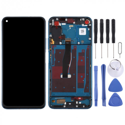 Écran LCD et numériseur complet avec cadre pour Huawei Honor 20 Pro (bleu) SH280L1333-06