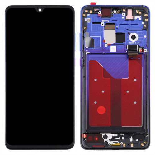 Écran LCD et numériseur complet avec cadre pour Huawei Mate 20 (bleu) SH281L898-06