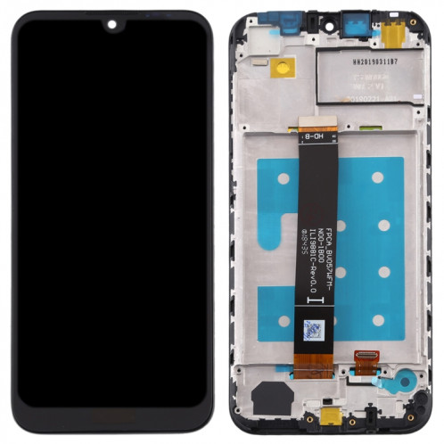 Écran LCD et numériseur complet avec cadre pour Huawei Honor 8S (noir) SH283B407-06