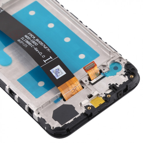 Écran LCD et numériseur complet avec cadre pour Huawei Honor 8S (noir) SH283B407-06