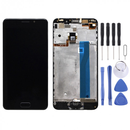 Écran LCD et numériseur complet avec cadre pour ASUS Zenfone 3S Max ZC521TL X00GD (noir) SH341B1697-04