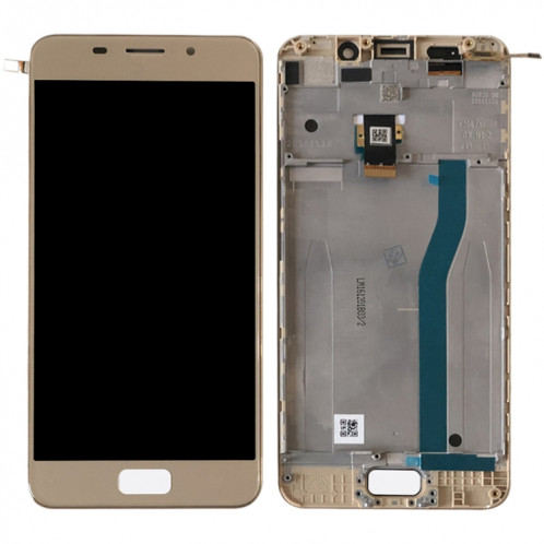 Écran LCD et numériseur complet avec cadre pour ASUS Zenfone 3S Max ZC521TL X00GD (or) SH341J1530-04