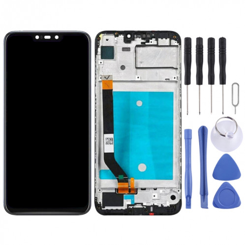 Écran LCD et numériseur complet avec cadre pour Asus Zenfone Max M2 ZB633KL / ZB632KL X01AD (noir) SH343B262-04