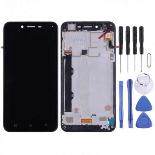Écran LCD OEM pour Lenovo Vibe K5 Plus A6020A46 A6020l36 A6020l37 Assemblage complet du numériseur avec cadre (Noir) SH357B1192-04